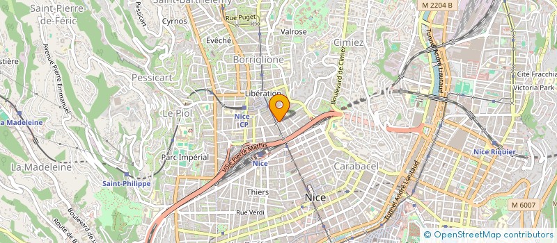 localisation de l'entreprise ATLAN CONSEIL ETUDE ET TRANSACTION IMMOBILIER ACETIMO à NICE