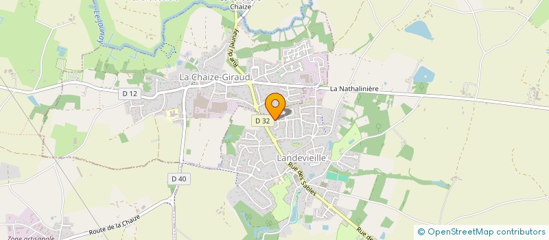 localisation de l'entreprise ATLAN-FEUX à LANDEVIEILLE