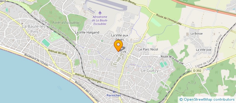 localisation de l'entreprise ATLAN'HOME à LA BAULE-ESCOUBLAC