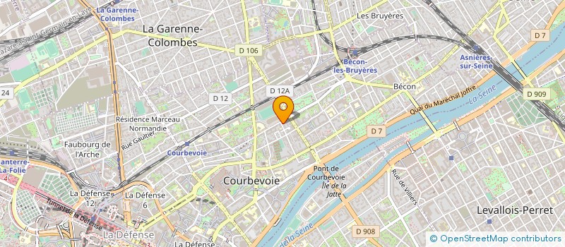 localisation de l'entreprise ATLAN INVEST  CARRIERES-SUR-SEINE