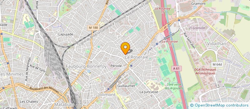 localisation de l'entreprise ATLAN SOPHIE  TOULOUSE