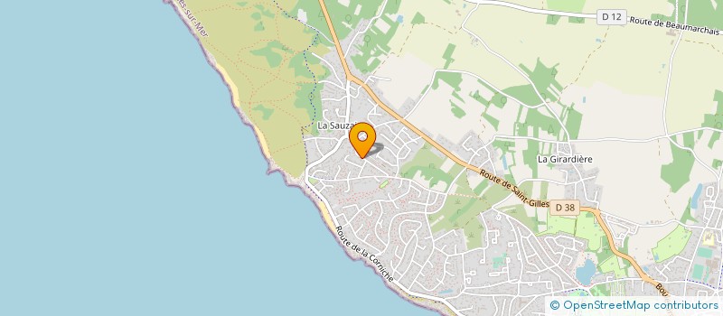 localisation de l'entreprise ATLAN' STYL à BRETIGNOLLES-SUR-MER