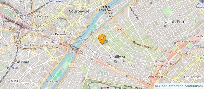 localisation de l'entreprise ATLANDE à NEUILLY-SUR-SEINE