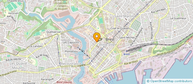 localisation de l'entreprise ATLANE BREST TELEMATIQUE  BREST