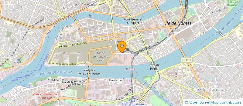 localisation de l'entreprise ATLANGRAM à NANTES