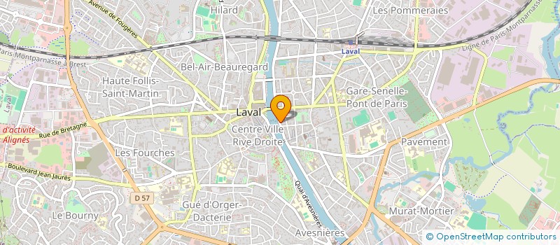localisation de l'entreprise ATLANLIB à LAVAL