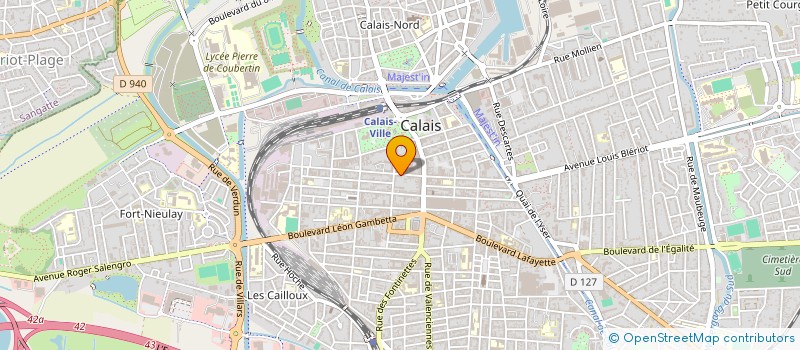 localisation de l'entreprise ATLANOR  CALAIS