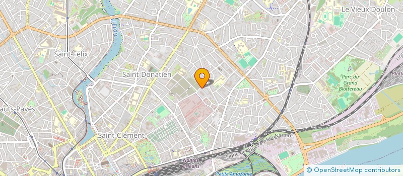 localisation de l'entreprise ATLANPACK à NANTES