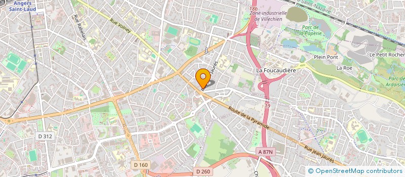 localisation de l'entreprise ATLANPAGES INFOS  ANGERS