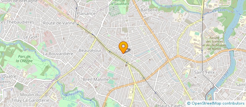 localisation de l'entreprise ATLANPOLE à NANTES