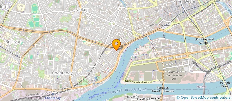 localisation de l'entreprise ATLANSUN  NANTES