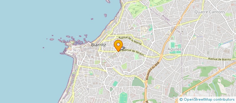localisation de l'entreprise ATLANT'IMMO à BIARRITZ