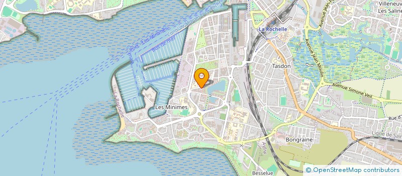 localisation de l'entreprise ATLANT'IMMOBILIER  LA ROCHELLE