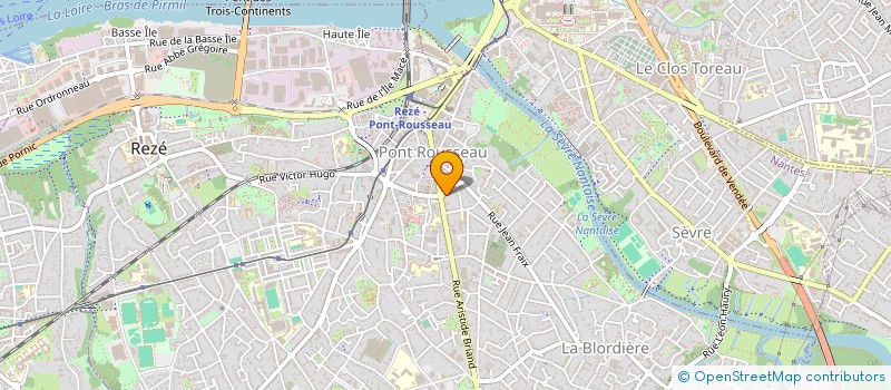 localisation de l'entreprise ATLANT'PISCINES  REZE