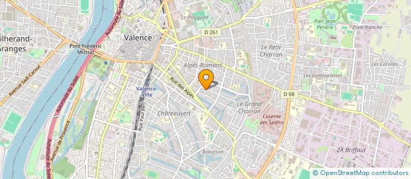 localisation de l'entreprise ATLANTA  VALENCE