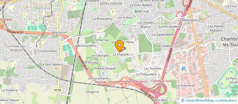 localisation de l'entreprise ATLANTA  CHAMBRAY-LES-TOURS