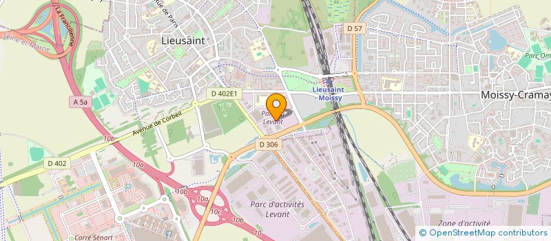 localisation de l'entreprise ATLANTA DRIVE FRANCE à LIEUSAINT
