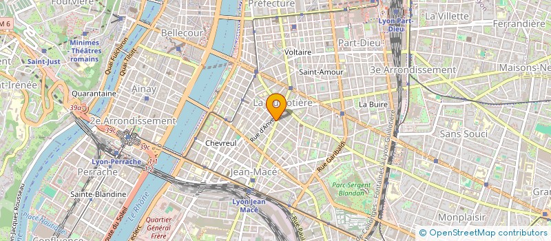 localisation de l'entreprise ATLANTA FORMATIONS  LYON