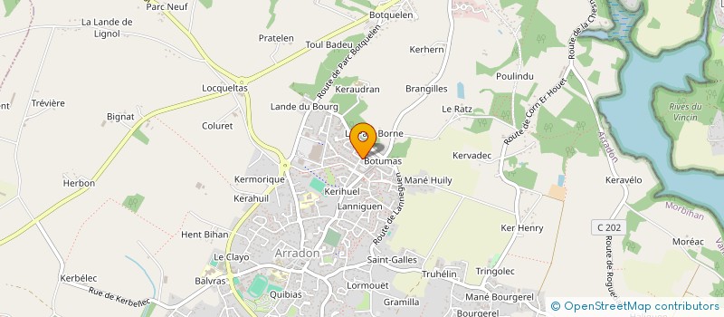 localisation de l'entreprise ATLANTAL à ARRADON