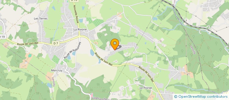 localisation de l'entreprise ATLANTE  LENTILLY