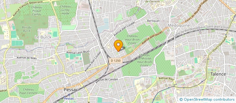 localisation de l'entreprise ATLANTE à PESSAC
