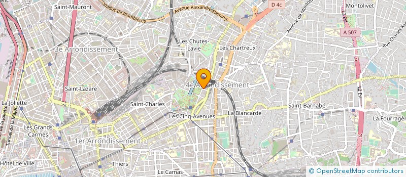 localisation de l'entreprise ATLANTE à MARSEILLE