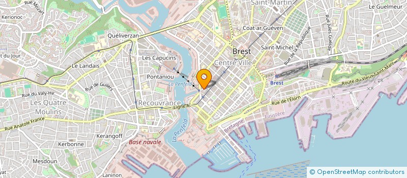 localisation de l'entreprise ATLANTE DEMENAGEMENT à BREST