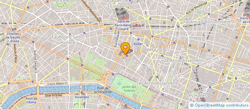 localisation de l'entreprise ATLANTE GESTION à PARIS