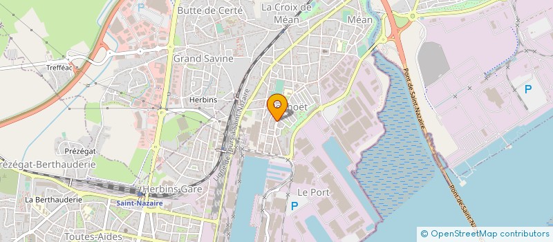 localisation de l'entreprise ATLANTE INTERIM à SAINT-NAZAIRE