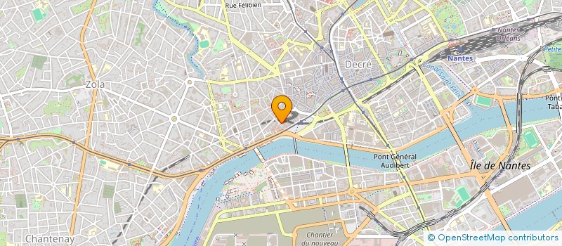 localisation de l'entreprise ATLANTEA à NANTES