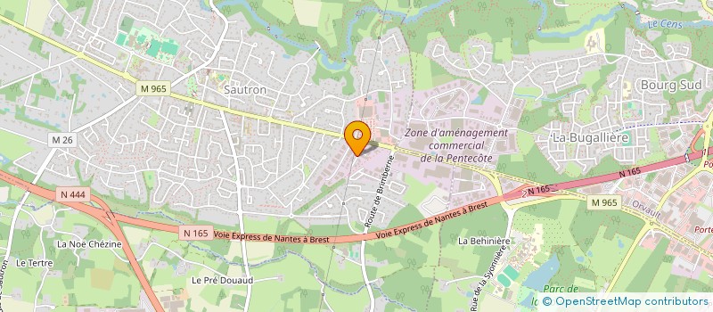 localisation de l'entreprise ATLANTEETH  SAUTRON