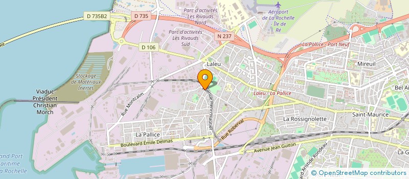 localisation de l'entreprise ATLANTEL INFORMATIQUE  LA ROCHELLE