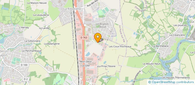 localisation de l'entreprise ATLANTEN à MOUILLERON-LE-CAPTIF