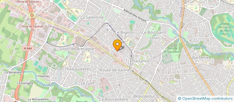 localisation de l'entreprise ATLANTEN CONSULTING à ORVAULT