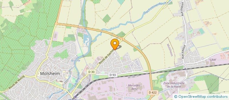 localisation de l'entreprise ATLANTES SUBAQUA CLUB ALSACE A.S.C.A  MOLSHEIM