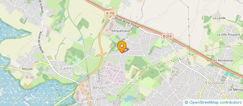 localisation de l'entreprise ATLANTI-KER  LA BAULE-ESCOUBLAC