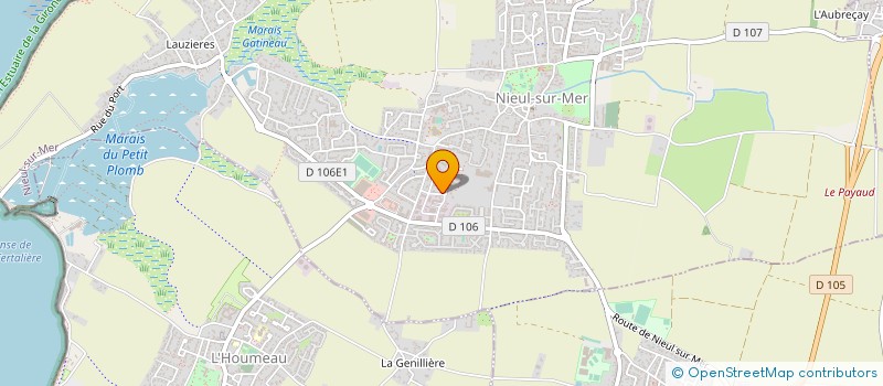 localisation de l'entreprise ATLANTIBOX  NIEUL-SUR-MER