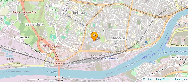 localisation de l'entreprise ATLANTIC à NANTES