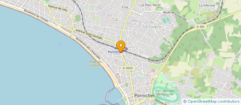 localisation de l'entreprise ATLANTIC à PORNICHET