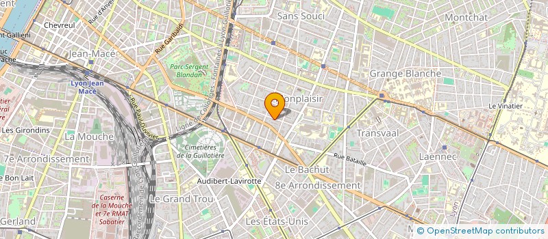 localisation de l'entreprise ATLANTIC  LYON