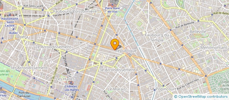 localisation de l'entreprise ATLANTIC à PARIS
