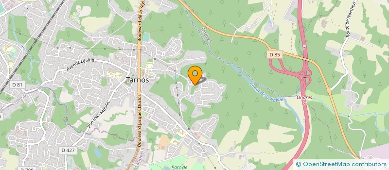 localisation de l'entreprise ATLANTIC AFFRETEMENT  TARNOS