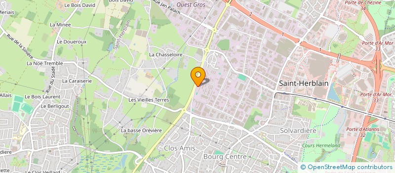 localisation de l'entreprise ATLANTIC AUTO LOCATION  SAINT-HERBLAIN