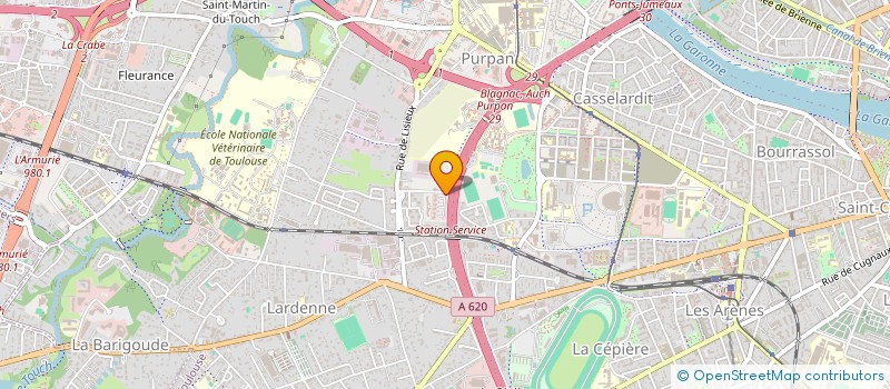localisation de l'entreprise ATLANTIC AVIATION SERVICES à TOULOUSE