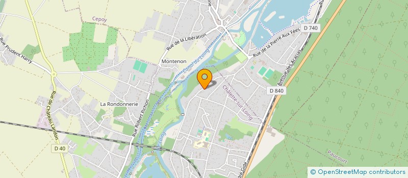 localisation de l'entreprise ATLANTIC BATIMENT  CHALETTE-SUR-LOING