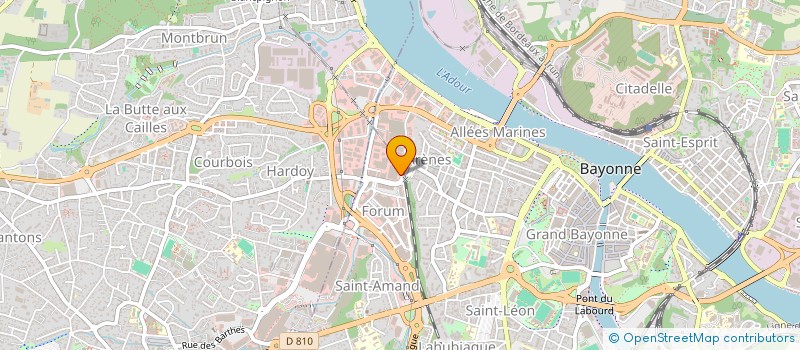 localisation de l'entreprise ATLANTIC BEARN ANGLAIS à BAYONNE
