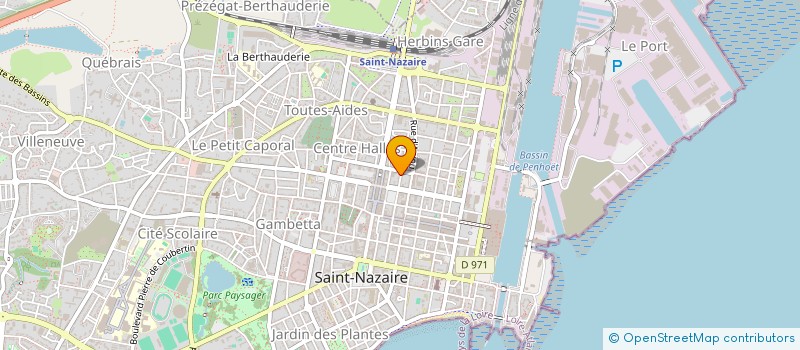 localisation de l'entreprise ATLANTIC CERAM à SAINT-NAZAIRE