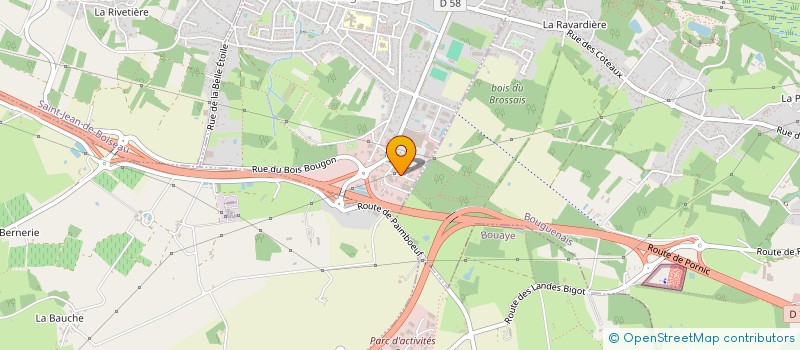 localisation de l'entreprise ATLANTIC CERAMIC à LA MONTAGNE