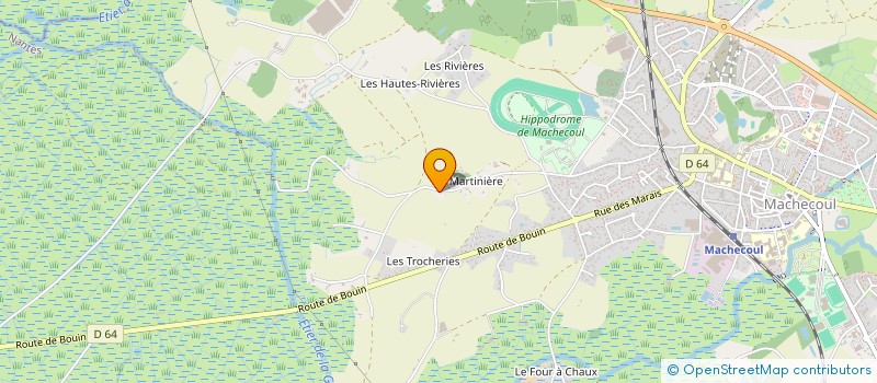 localisation de l'entreprise ATLANTIC CLE SERVICE  PAULX