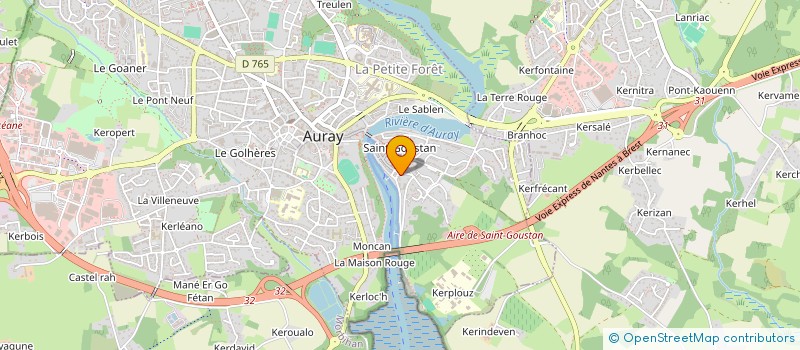 localisation de l'entreprise ATLANTIC CONCEPT à AURAY